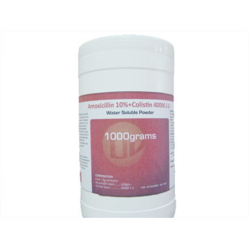 Amoxicillin +Colistin Water Soluble Powder